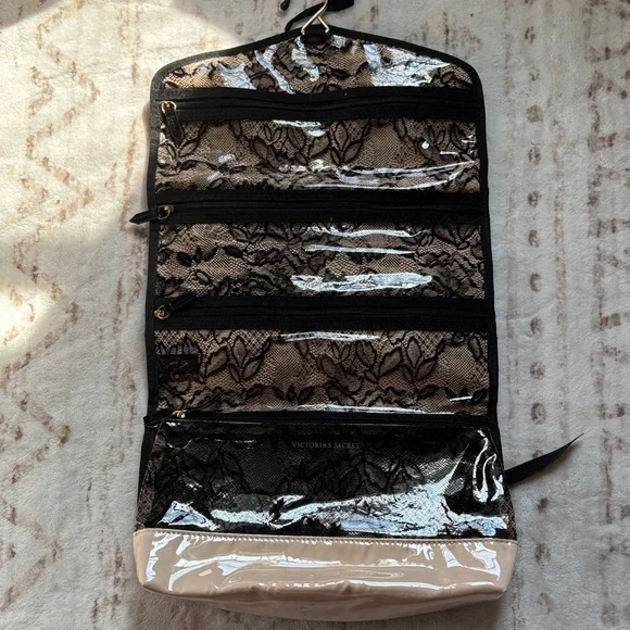 Victoria's Secret Leopard Print Cosmetic Case - Picture 4 of 6